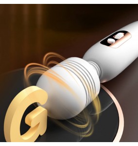 MizzZee - MIRO AV Wand Vibrator Massager (Chargeable - White)